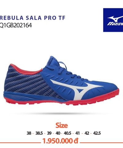 [CHÍNH HÃNG] MIZUNO REBULA SALA PRO TF phiên bản xanh đế đỏ